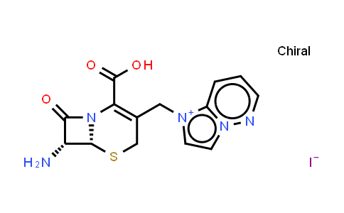 1-[[(6R,7R)-7-氨基-2-羧基-8-氧代-5-硫杂-1-氮杂二环[4.2.0]辛-2-烯-3-基]甲基]咪唑并[1,2-b]哒嗪鎓碘化物
