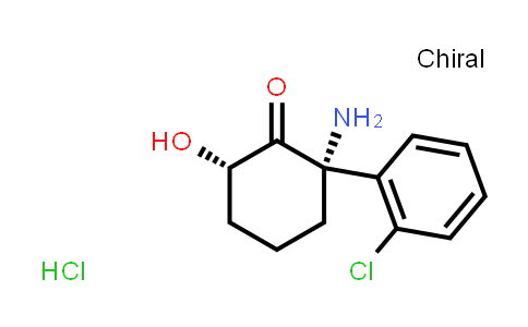 (2S,6S)-2-Amino-2-(2-chlorophenyl)-6-hydroxycyclohexan-1-one hydrochloride