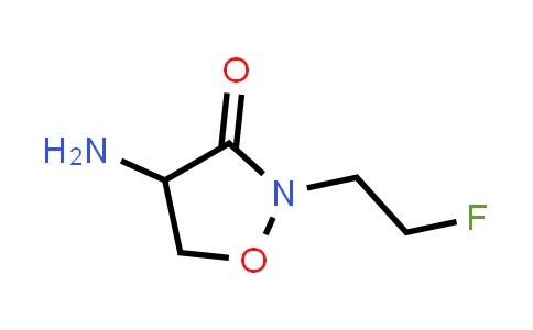 4-Amino-2-(2-fluoroethyl)-1,2-oxazolidin-3-one