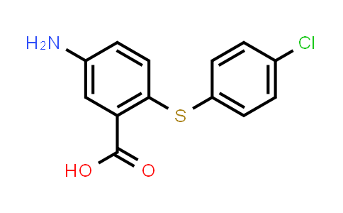5-Amino-2-[(4-chlorophenyl)thio]benzoic acid