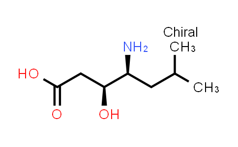 (3S,4S)-4-Amino-3-hydroxy-6-methylheptanoic acid