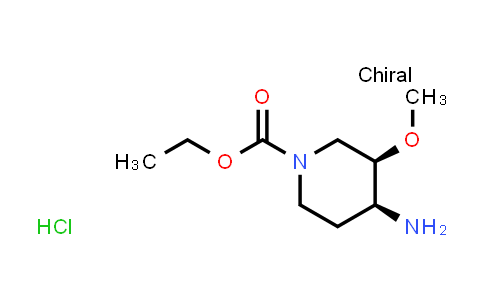 cis-4-Amino-3-methoxy-1-piperidinecarboxylic acid ethyl ester hydrochloride