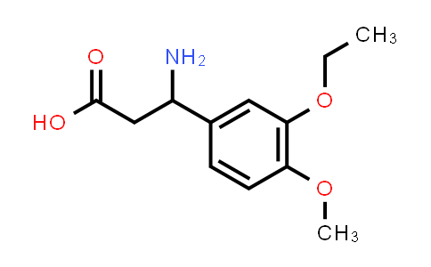 3-Amino-3-(3-ethoxy-4-methoxyphenyl)propanoic acid