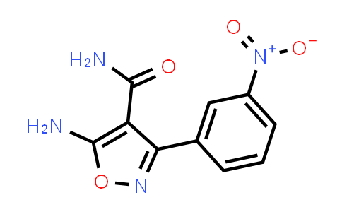 5-Amino-3-(3-nitrophenyl)isoxazole-4-carboxamide