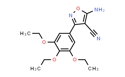 5-Amino-3-(3,4,5-triethoxyphenyl)isoxazole-4-carbonitrile