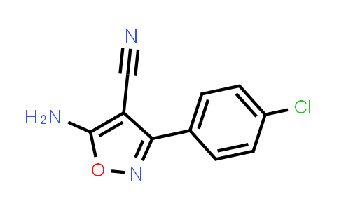 5-Amino-3-(4-chlorophenyl)isoxazole-4-carbonitrile