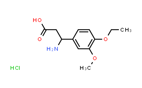 3-Amino-3-(4-ethoxy-3-methoxyphenyl)propanoic acid hydrochloride