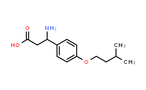3-Amino-3-[4-(3-methylbutoxy)phenyl]propanoic acid