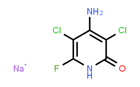 4-amino-3,5-dichloro-6-fluoro-2(1H)-Pyridinone sodium salt (1:1)