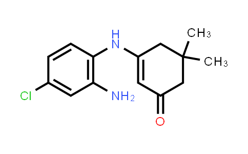 3-((2-Amino-4-chlorophenyl)amino)-5,5-dimethylcyclohex-2-en-1-one