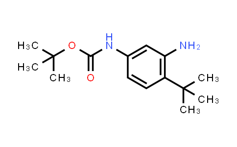 (3-Amino-4-tert-butylphenyl)carbamic acid tert-butyl ester