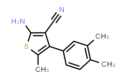2-Amino-4-(3,4-dimethylphenyl)-5-methylthiophene-3-carbonitrile