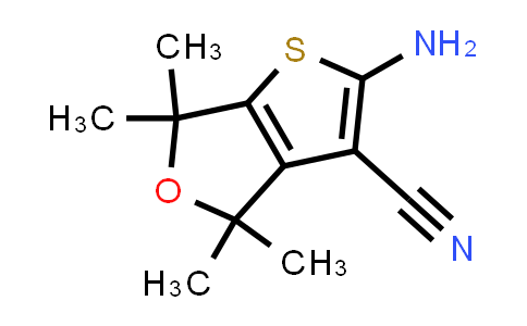 2-Amino-4,4,6,6-tetramethyl-4,6-dihydrothieno[2,3-c]furan-3-carbonitrile