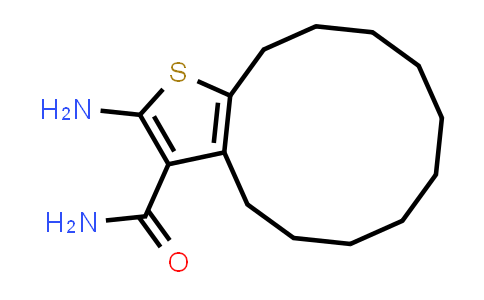 2-Amino-4,5,6,7,8,9,10,11,12,13-decahydrocyclododeca[b]thiophene-3-carboxamide