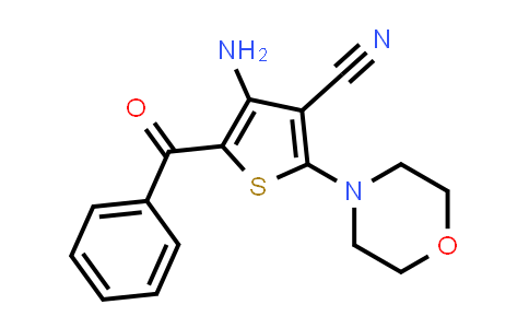 4-Amino-5-benzoyl-2-morpholino-3-thiophenecarbonitrile