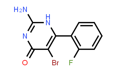 2-Amino-5-Bromo-6-(2-Fluorophenyl)-1H-Pyrimidin-4-One