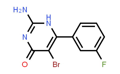 2-Amino-5-Bromo-6-(3-Fluorophenyl)-1H-Pyrimidin-4-One