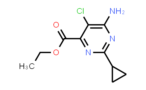 6-AMino-5-chloro-2-cyclopropyl-pyriMidine-4-carboxylic acid ethyl ester