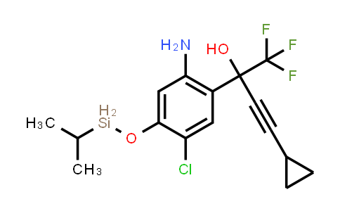 2-Amino-5-chloro-alpha-(cyclopropylethynyl)-4-isopropylsilyloxy-alpha-(trifluoromethyl)benzenemethanol