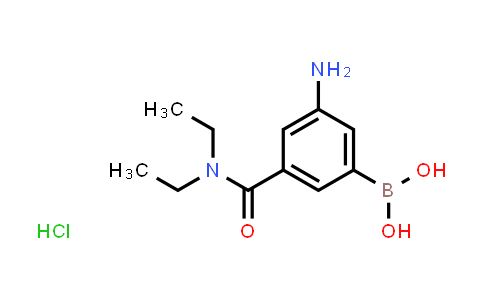 3-Amino-5-diethylcarbamoylphenylboronic acid hydrochloride