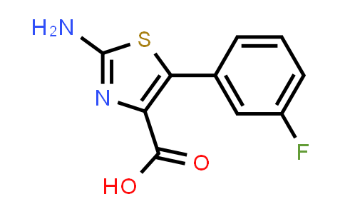 2-Amino-5-(3-fluorophenyl)-1,3-thiazole-4-carboxylic acid