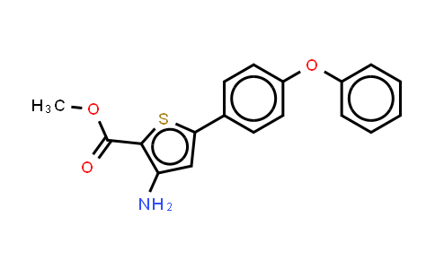 3-Amino-5-(4-phenoxyphenyl)thiophne-2-carboxylic acid methyl ester