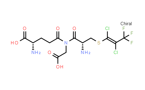 (2S)-2-Amino-5-[[(2R)-2-Amino-3-[(E)-1,2-Dichloro-3,3,3-Trifluoroprop-1-Enyl]Sulfanylpropanoyl]-(Carboxymethyl)Amino]-5-Oxopentanoic Acid