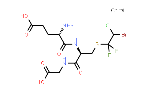 (4S)-4-Amino-5-[[(2R)-3-(2-Bromo-2-Chloro-1,1-Difluoroethyl)Sulfanyl-1-(Carboxymethylamino)-1-Oxopropan-2-Yl]Amino]-5-Oxopentanoic Acid
