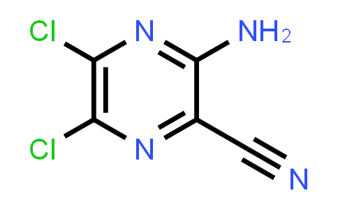 3-Amino-5,6-dichloropyrazine-2-carbonitrile
