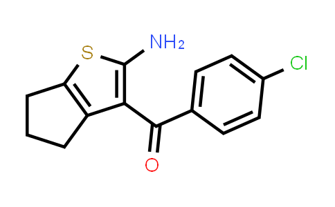(2-Amino-5,6-dihydro-4H-cyclopenta[B]thien-3-yl)(4-chlorophenyl)methanone