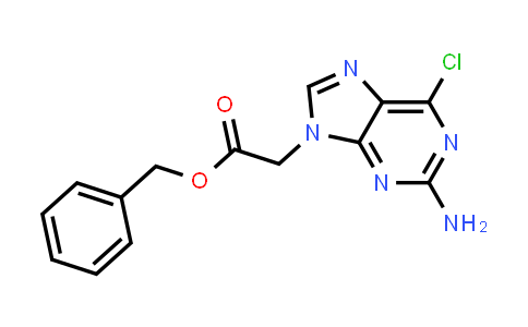 2-Amino-6-chloro-9H-purine-9-acetic acid phenylmethyl ester