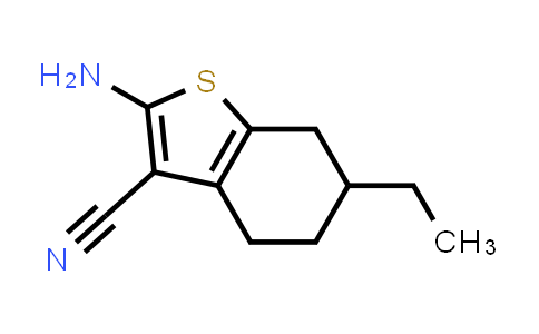 2-Amino-6-ethyl-4,5,6,7-tetrahydro-1-benzothiophene-3-carbonitrile