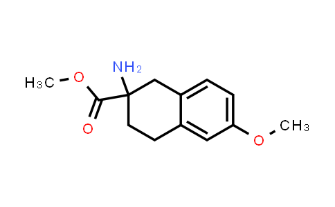 2-Amino-6-methoxy-1,2,3,4-tetrahydronaphthalene-2-carboxylic acid methyl ester