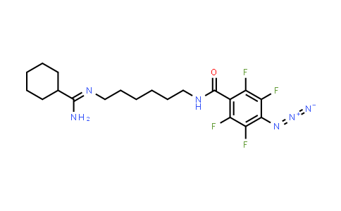 N-[6-[(Amino-cyclohexylmethylidene)amino]hexyl]-4-azido-2,3,5,6-tetrafluorobenzamide