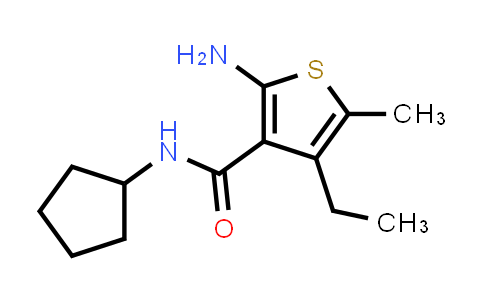 2-Amino-N-cyclopentyl-4-ethyl-5-methylthiophene-3-carboxamide