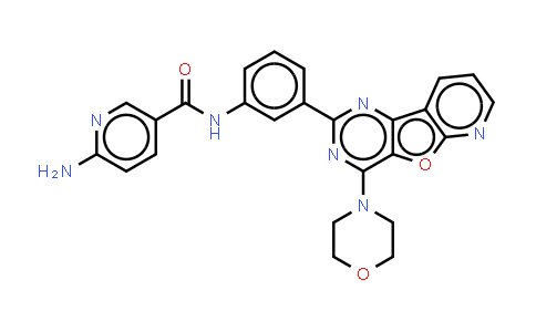 6-Amino-N-(3-(4-(4-morpholinyl)pyrido[3′2′:4,5]furo[3,2-d]pyrimidin-2-yl)phenyl)-3-pyridine carboxamide