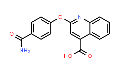 2-[4-(Aminocarbonyl)phenoxy]quinoline-4-carboxylic acid