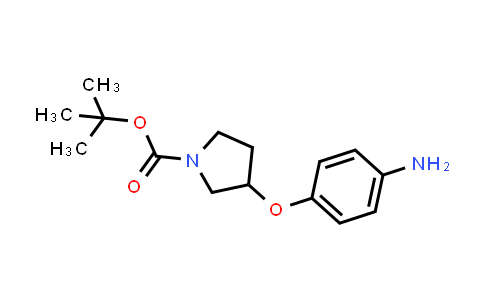 3-(4-Aminophenoxy)pyrrolidine-1-carboxylic acid tert-butyl ester