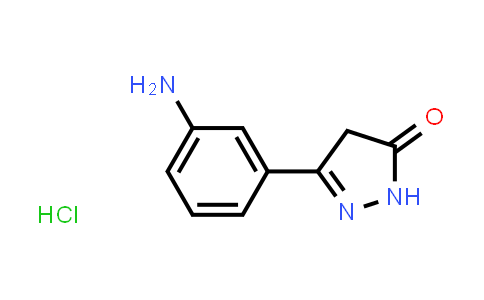 5-(3-Aminophenyl)-2,4-dihydro-3H-pyrazol-3-one hydrochloride