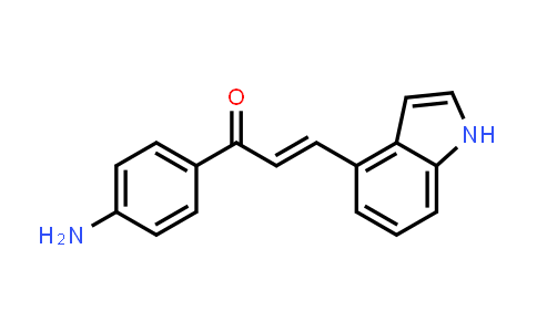 (2E)-1-(4-Aminophenyl)-3-(1H-indol-4-yl)prop-2-en-1-one
