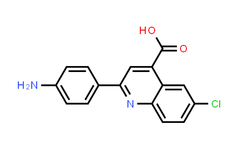 2-(4-Aminophenyl)-6-chloroquinoline-4-carboxylic acid