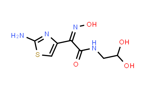 (Z)-2-(2-Aminothiazol-4-yl)-N-(2,2-dihydroxyethyl)-2-(hydroxyimino)acetamide