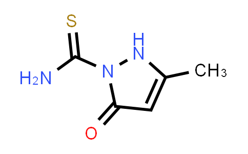 1-(aminothioxomethyl)-3-methyl-3-pyrazolin-5-one