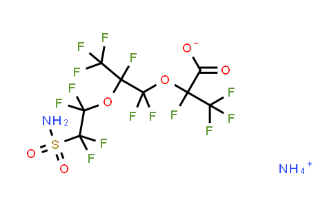 Ammonium 2-[2-[2-(Aminosulphonyl)-1,1,2,2-Tetrafluoroethoxy]-1,1,2,3,3,3-Hexafluoropropoxy]-2,3,3,3-Tetrafluoropropionate