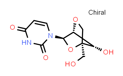 1-[2,5-anhydro-4-C-(hydroxymethyl)-.alpha.-L-lyxofuranosyl]-2,4(1H,3H)-Pyrimidinedione