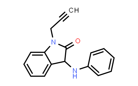3-Anilino-1-prop-2-yn-1-yl-1,3-dihydro-2H-indol-2-one