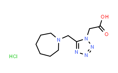 [5-(Azepan-1-ylmethyl)-1H-tetrazol-1-yl]acetic acid hydrochloride