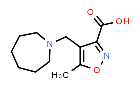 4-(Azepan-1-ylmethyl)-5-methylisoxazole-3-carboxylic acid