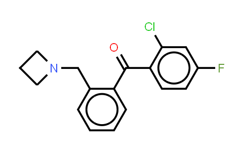 [2-(1-Azetidinylmethyl)phenyl](2-chloro-4-fluorophenyl)methanone