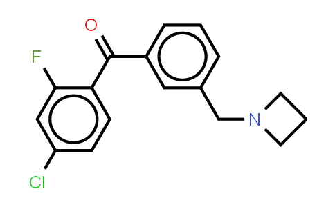 [3-(1-Azetidinylmethyl)phenyl](4-chloro-2-fluorophenyl)methanone